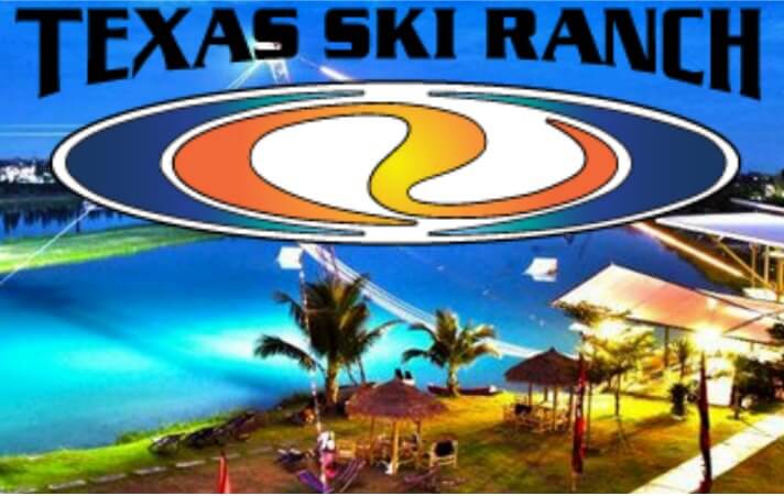 A picture of texas ski ranch with the logo.