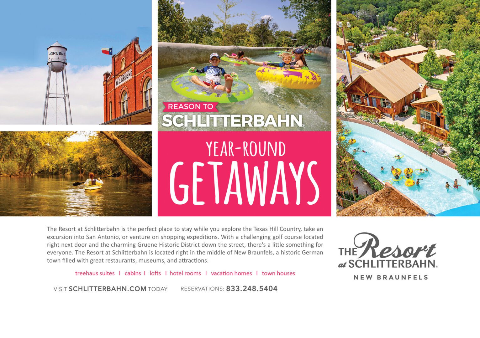 A brochure for the rose of schuttrabin resort.